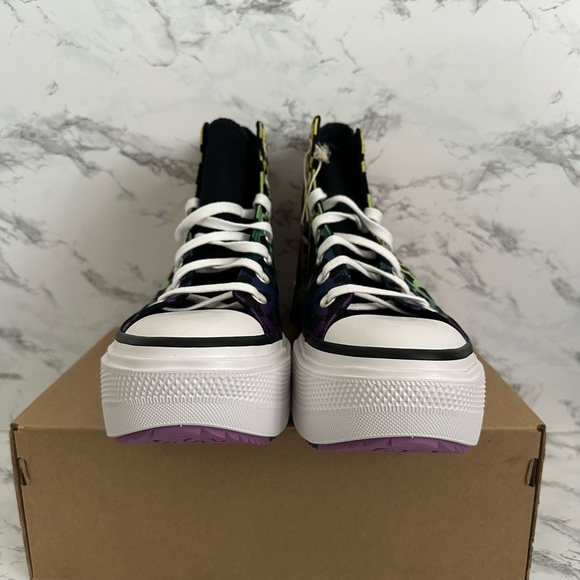 Converse Chuck Taylor All Star Pride Collection Leopard Print Shoes Size 8.5 - Picture 6 of 11